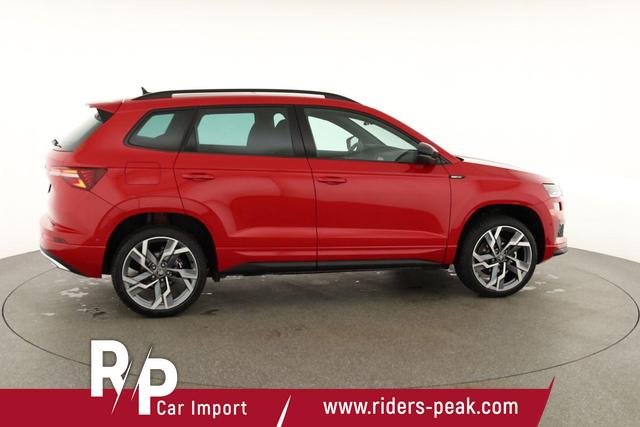 Skoda Karoq Sportline 1.5 TSI DSG Sportline, Pano, AHK, Navi, CANTON, Matrix, AreaView, Side, FS-beheizbar, 19-Zoll 