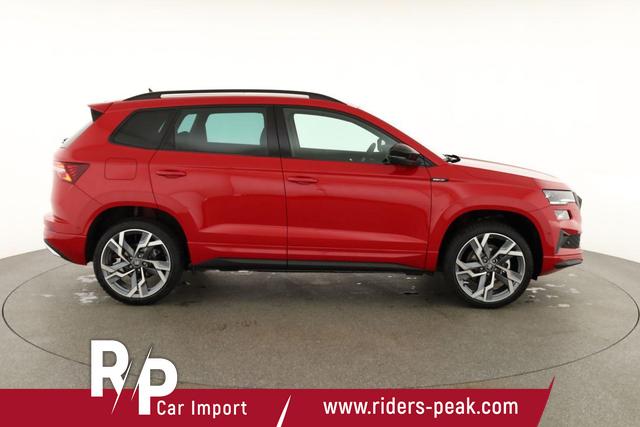 Skoda Karoq Sportline 1.5 TSI DSG Sportline, Pano, AHK, Navi, CANTON, Matrix, AreaView, Side, FS-beheizbar, 19-Zoll 