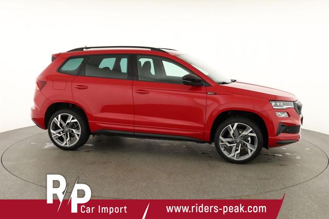Skoda Karoq Sportline 1.5 TSI DSG Sportline, Pano, AHK, Navi, CANTON, Matrix, AreaView, Side, FS-beheizbar, 19-Zoll 