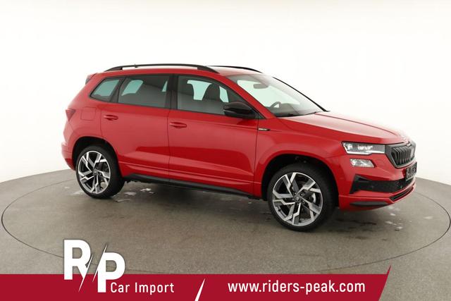 Skoda Karoq Sportline 1.5 TSI DSG Sportline, Pano, AHK, Navi, CANTON, Matrix, AreaView, Side, FS-beheizbar, 19-Zoll 