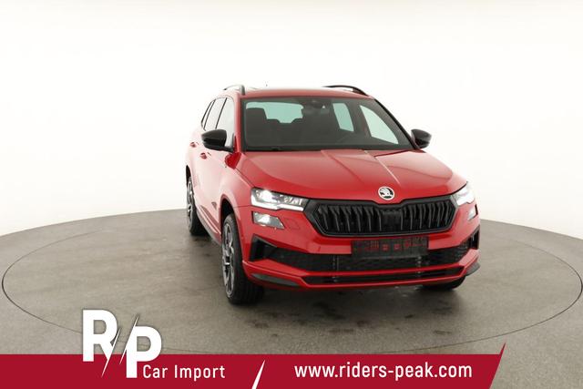 Skoda Karoq Sportline 1.5 TSI DSG Sportline, Pano, AHK, Navi, CANTON, Matrix, AreaView, Side, FS-beheizbar, 19-Zoll 