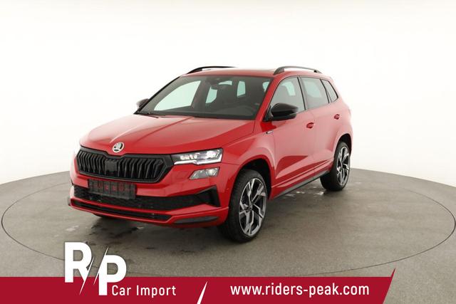 Skoda Karoq Sportline 1.5 TSI DSG Sportline, Pano, AHK, Navi, CANTON, Matrix, AreaView, Side, FS-beheizbar, 19-Zoll 