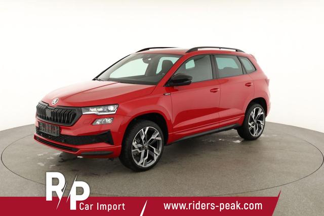 Skoda Karoq Sportline 1.5 TSI DSG Sportline, Pano, AHK, Navi, CANTON, Matrix, AreaView, Side, FS-beheizbar, 19-Zoll 