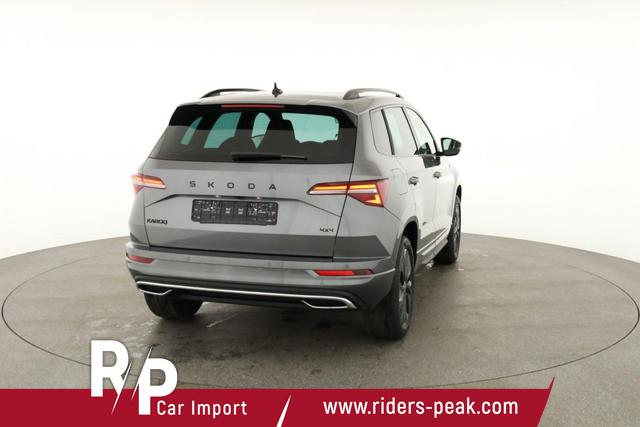 Skoda Karoq Sportline 4x4 2.0 TDI DSG Sportline, Pano, AHK, Navi, Matrix, AreaView, Side, Kamera, el. Klappe, FS-beheizbar, Winter 