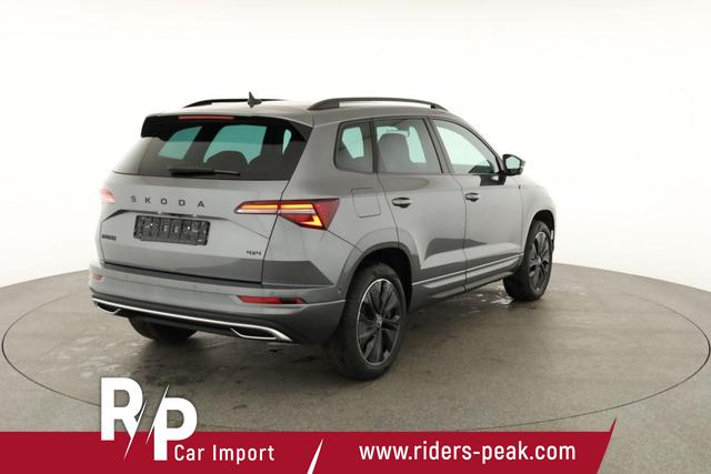 Skoda Karoq Sportline 4x4 2.0 TDI DSG Sportline, Pano, AHK, Navi, Matrix, AreaView, Side, Kamera, el. Klappe, FS-beheizbar, Winter 