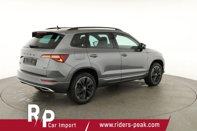 Skoda Karoq Sportline 4x4 2.0 TDI DSG Sportline, Pano, AHK, Navi, Matrix, AreaView, Side, Kamera, el. Klappe, FS-beheizbar, Winter 