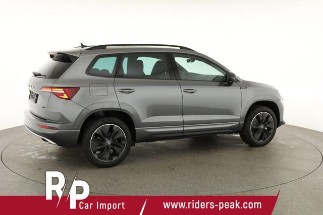 Skoda Karoq Sportline 4x4 2.0 TDI DSG Sportline, Pano, AHK, Navi, Matrix, AreaView, Side, Kamera, el. Klappe, FS-beheizbar, Winter 