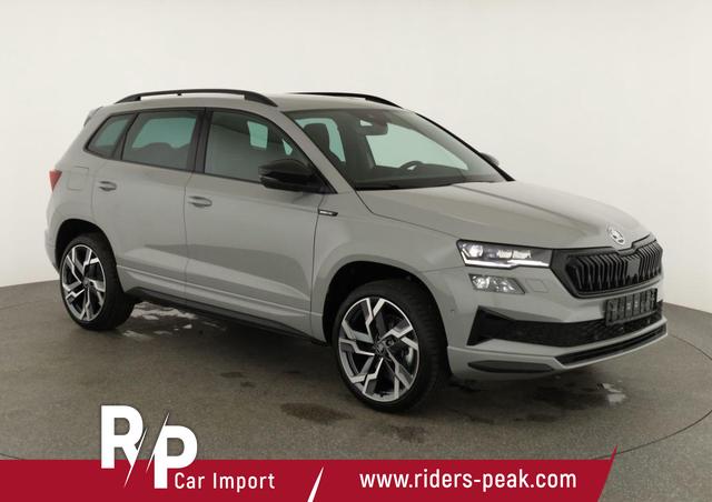Skoda Karoq - Sportline 1.5 TSI DSG Sportline, Pano, AHK, Navi, CANTON, Matrix, AreaView, Side, FS-beheizbar, 19-Zoll