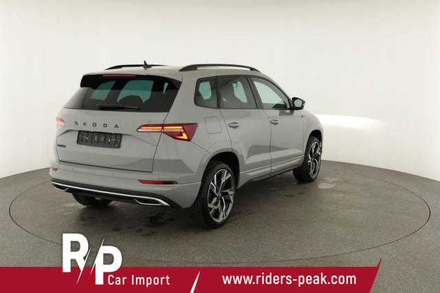 Skoda Karoq Sportline 1.5 TSI DSG Sportline, Pano, AHK, Navi, CANTON, Matrix, AreaView, Side, FS-beheizbar, 19-Zoll 