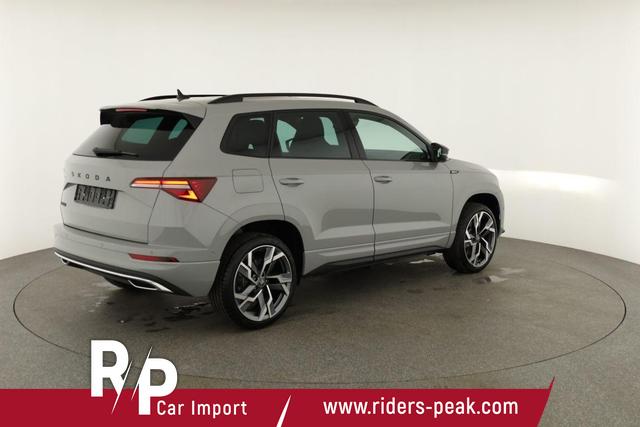 Skoda Karoq Sportline 1.5 TSI DSG Sportline, Pano, AHK, Navi, CANTON, Matrix, AreaView, Side, FS-beheizbar, 19-Zoll 