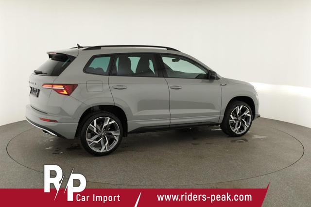 Skoda Karoq Sportline 1.5 TSI DSG Sportline, Pano, AHK, Navi, CANTON, Matrix, AreaView, Side, FS-beheizbar, 19-Zoll 