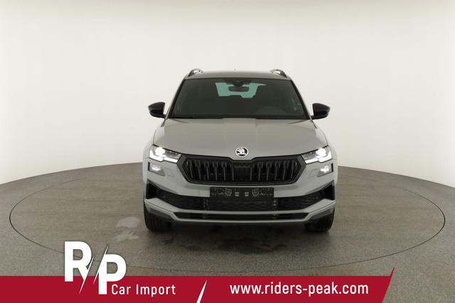 Skoda Karoq Sportline 1.5 TSI DSG Sportline, Pano, AHK, Navi, CANTON, Matrix, AreaView, Side, FS-beheizbar, 19-Zoll 