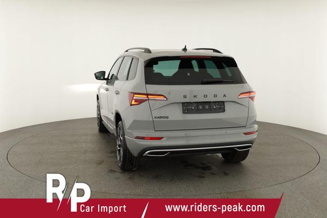 Skoda Karoq Sportline 1.5 TSI DSG Sportline, Pano, AHK, Navi, CANTON, Matrix, AreaView, Side, FS-beheizbar, 19-Zoll 