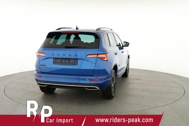 Skoda Karoq Sportline 1.5 TSI DSG Sportline, Pano, AHK, Navi, CANTON, Matrix, AreaView, Side, FS-beheizbar 