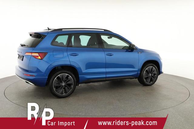 Skoda Karoq Sportline 1.5 TSI DSG Sportline, Pano, AHK, Navi, CANTON, Matrix, AreaView, Side, FS-beheizbar 