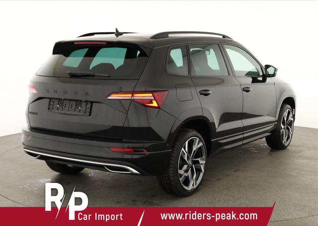 Skoda Karoq Sportline 1.5 TSI DSG Sportline, Pano, AHK, Navi, Matrix, AreaView, Side, FS-beheizbar, Winter, 19-Zoll 