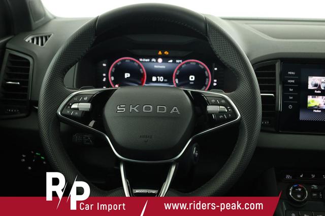 Skoda Karoq Sportline 1.5 TSI DSG Sportline, Pano, AHK, Navi, Matrix, AreaView, Side, FS-beheizbar, Winter, 19-Zoll 