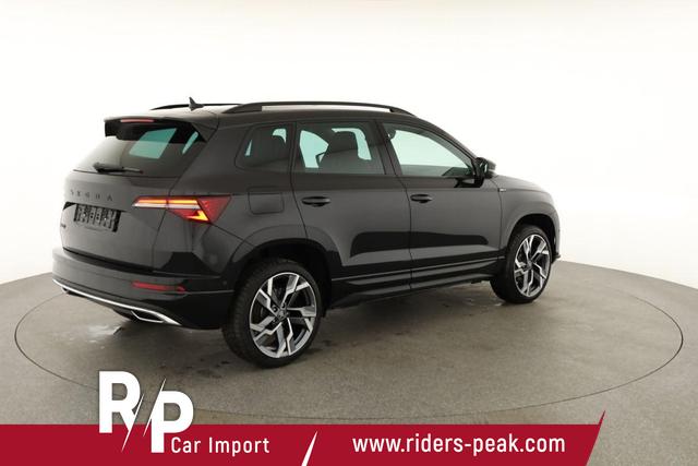 Skoda Karoq Sportline 1.5 TSI DSG Sportline, Pano, AHK, Navi, Matrix, AreaView, Side, FS-beheizbar, Winter, 19-Zoll 