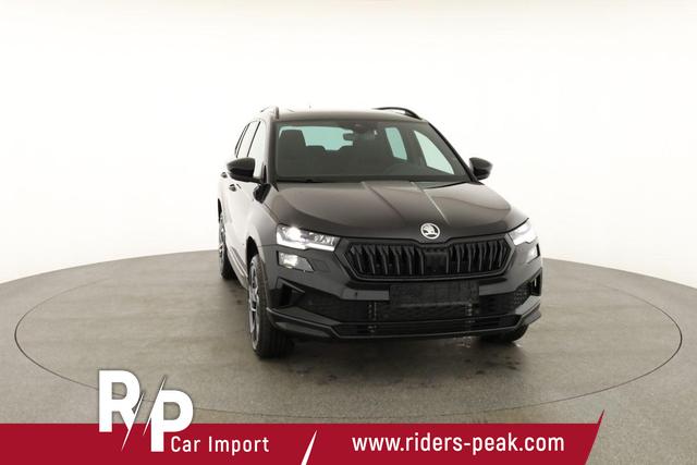 Skoda Karoq Sportline 1.5 TSI DSG Sportline, Pano, AHK, Navi, Matrix, AreaView, Side, FS-beheizbar, Winter, 19-Zoll 