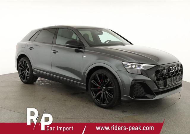 Audi Q8 - 50 TDI quattro qu S-LINE, Standheizung, HuD, Luft, Pano, B&O, 23-Zoll, AHK, Leder, AreaView, Optik schwarz