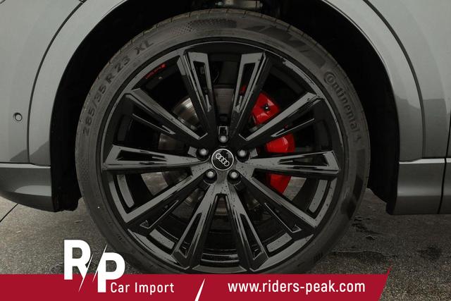 Audi Q8 50 TDI quattro qu S-LINE, Standheizung, HuD, Luft, Pano, B&O, 23-Zoll, AHK, Leder, AreaView, Optik schwarz 