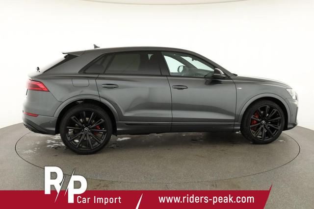 Audi Q8 50 TDI quattro qu S-LINE, Standheizung, HuD, Luft, Pano, B&O, 23-Zoll, AHK, Leder, AreaView, Optik schwarz 