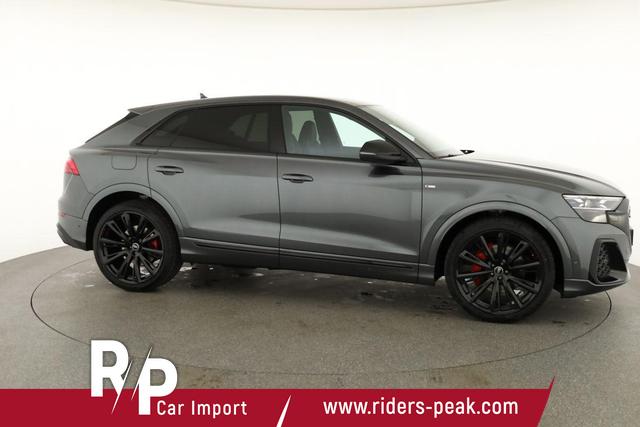 Audi Q8 50 TDI quattro qu S-LINE, Standheizung, HuD, Luft, Pano, B&O, 23-Zoll, AHK, Leder, AreaView, Optik schwarz 
