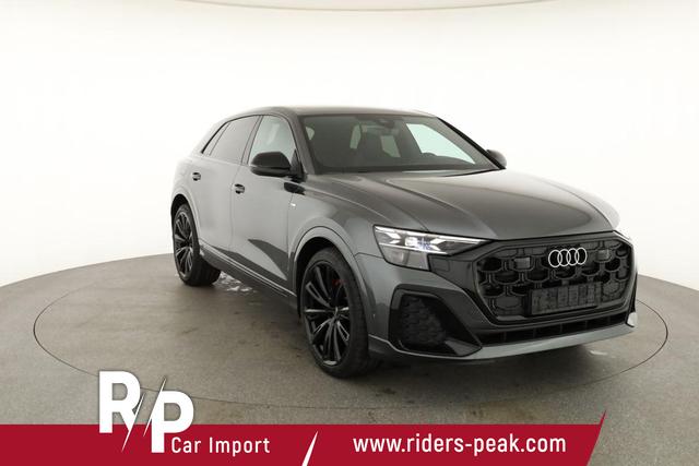 Audi Q8 50 TDI quattro qu S-LINE, Standheizung, HuD, Luft, Pano, B&O, 23-Zoll, AHK, Leder, AreaView, Optik schwarz 