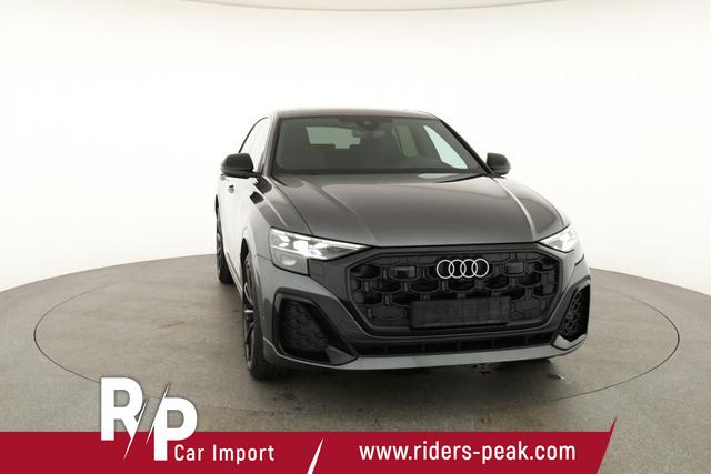 Audi Q8 50 TDI quattro qu S-LINE, Standheizung, HuD, Luft, Pano, B&O, 23-Zoll, AHK, Leder, AreaView, Optik schwarz 