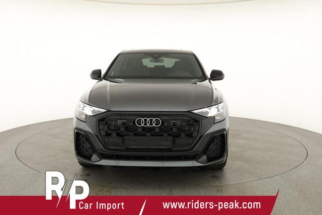 Audi Q8 50 TDI quattro qu S-LINE, Standheizung, HuD, Luft, Pano, B&O, 23-Zoll, AHK, Leder, AreaView, Optik schwarz 