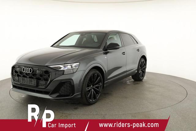 Audi Q8 50 TDI quattro qu S-LINE, Standheizung, HuD, Luft, Pano, B&O, 23-Zoll, AHK, Leder, AreaView, Optik schwarz 