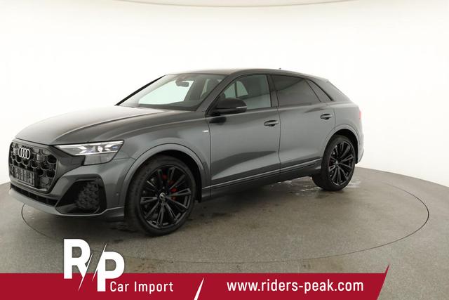 Audi Q8 50 TDI quattro qu S-LINE, Standheizung, HuD, Luft, Pano, B&O, 23-Zoll, AHK, Leder, AreaView, Optik schwarz 