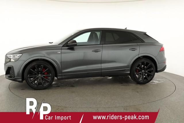 Audi Q8 50 TDI quattro qu S-LINE, Standheizung, HuD, Luft, Pano, B&O, 23-Zoll, AHK, Leder, AreaView, Optik schwarz 