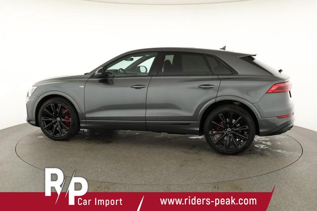 Audi Q8 50 TDI quattro qu S-LINE, Standheizung, HuD, Luft, Pano, B&O, 23-Zoll, AHK, Leder, AreaView, Optik schwarz 