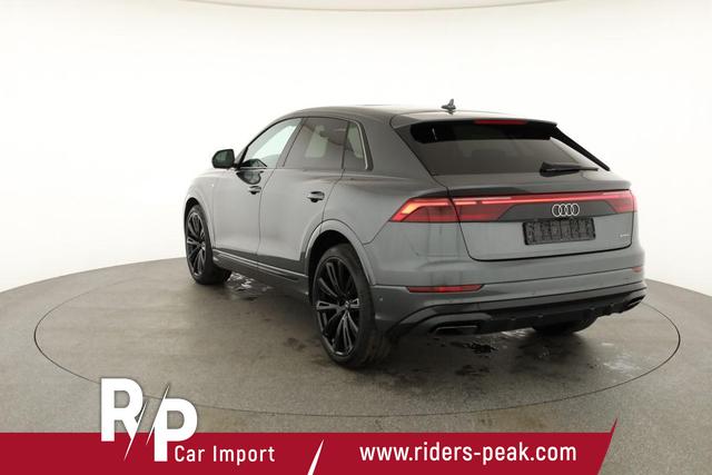Audi Q8 50 TDI quattro qu S-LINE, Standheizung, HuD, Luft, Pano, B&O, 23-Zoll, AHK, Leder, AreaView, Optik schwarz 