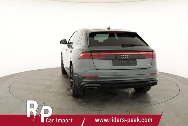 Audi Q8 50 TDI quattro qu S-LINE, Standheizung, HuD, Luft, Pano, B&O, 23-Zoll, AHK, Leder, AreaView, Optik schwarz 
