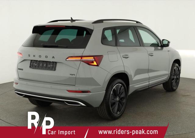 Skoda Karoq Sportline 4x4 2.0 TDI DSG Sportline, Pano, AHK, Navi, Matrix, AreaView, Side, Kamera, el. Klappe, FS-beheizbar, Winter 