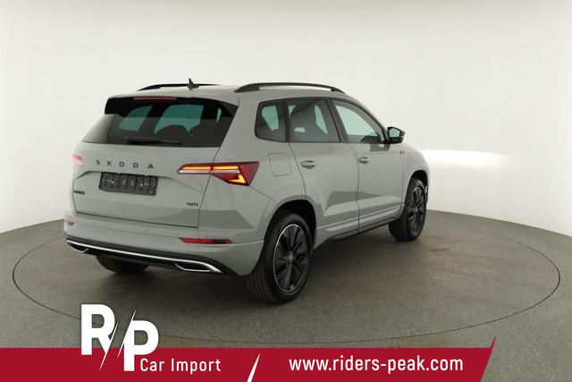 Skoda Karoq Sportline 4x4 2.0 TDI DSG Sportline, Pano, AHK, Navi, Matrix, AreaView, Side, Kamera, el. Klappe, FS-beheizbar, Winter 