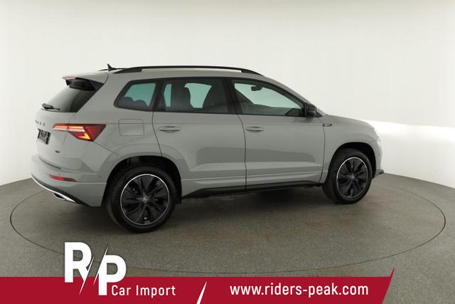 Skoda Karoq Sportline 4x4 2.0 TDI DSG Sportline, Pano, AHK, Navi, Matrix, AreaView, Side, Kamera, el. Klappe, FS-beheizbar, Winter 