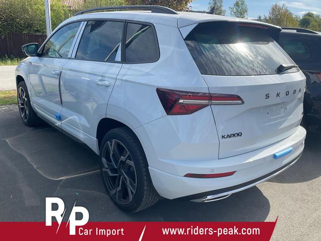 Skoda Karoq Sportline 4x4 2.0 TSI DSG Sportline, Pano, AHK, Navi, Matrix, Side, Winter, 5 J.-Garantie 