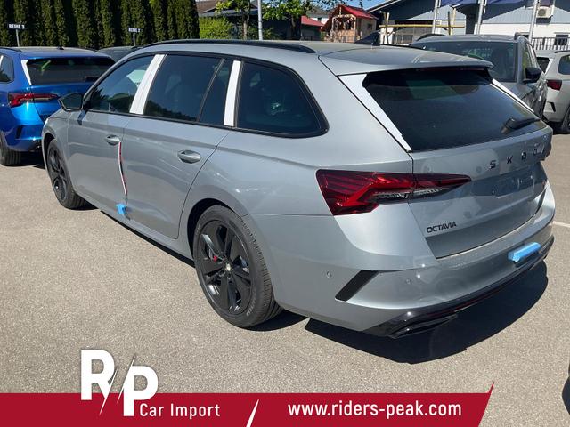 Skoda Octavia Combi 2.0 TSI 195 kW RS DSG, Pano, Standheizung, AHK, Navi, Matrix, Canton, Side, Winter, 5 J.-Garantie 