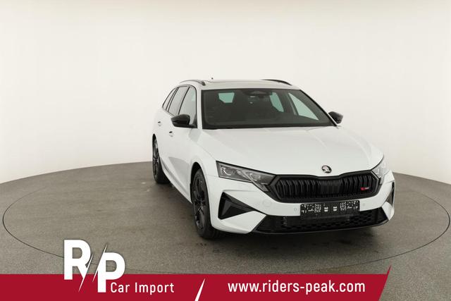 Skoda Octavia Combi 2.0 TSI 195 kW RS DSG, Pano, Standheizung, AHK, Navi, Matrix, Canton, Side, Winter, 5 J.-Garantie 