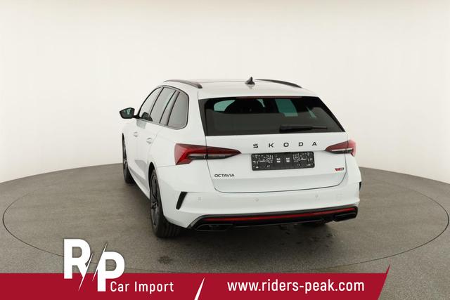 Skoda Octavia Combi 2.0 TSI 195 kW RS DSG, Pano, Standheizung, AHK, Navi, Matrix, Canton, Side, Winter, 5 J.-Garantie 