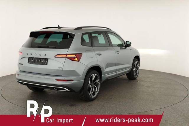 Skoda Karoq Sportline 4x4 2.0 TSI DSG Sportline, Pano, AHK, Navi, Matrix, Side, Winter, 5 J.-Garantie 