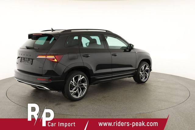 Skoda Karoq Sportline 4x4 2.0 TSI DSG Sportline, Pano, AHK, Navi, Matrix, Side, Winter, 5 J.-Garantie 