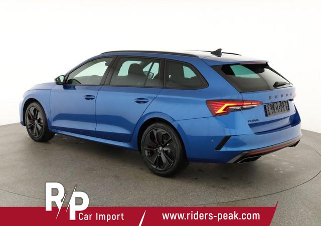 Skoda Octavia Combi 2.0 TSI 195 kW RS DSG, Pano, Standheizung, AHK, Navi, Matrix, Canton, Side, Winter, 5 J.-Garantie 