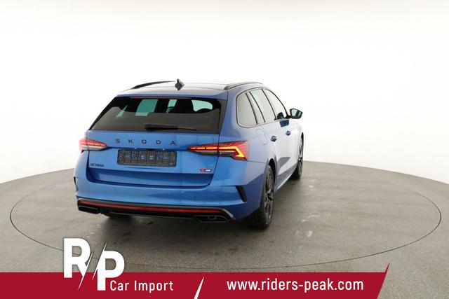 Skoda Octavia Combi 2.0 TSI 195 kW RS DSG, Pano, Standheizung, AHK, Navi, Matrix, Canton, Side, Winter, 5 J.-Garantie 
