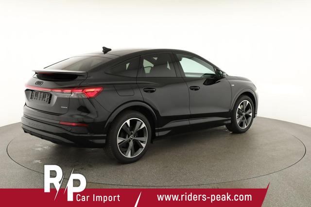 Audi Q4 Sportback e-tron 45 S-LINE quattro, AHK, Navi, Matrix, Komfort, Side, Kamera, el. Klappe, Winter, 20-Zoll 