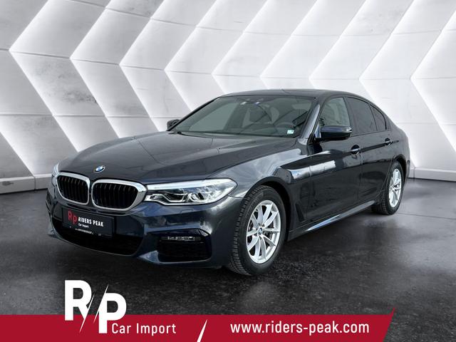 BMW 5er 520 d M Sport /// LederExclusiv SHZ HeadUp GlasDach NaviProf 