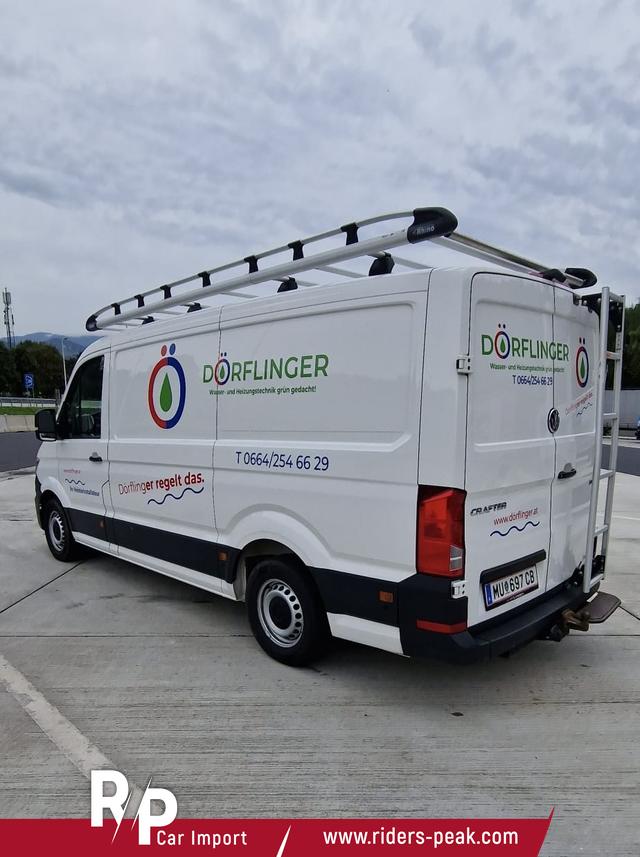 Volkswagen Crafter Kastenwagen 2.0 TDI L3H2 4MOTION 177PS Automatik, AHK, Dachträger+Leiter, Service+TÜV NEU!!! 